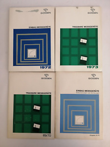 GOSSEN - Tragbare & Einbau-Messgeräte - Katalog - 1969/1970/1972/1973 | K68-8