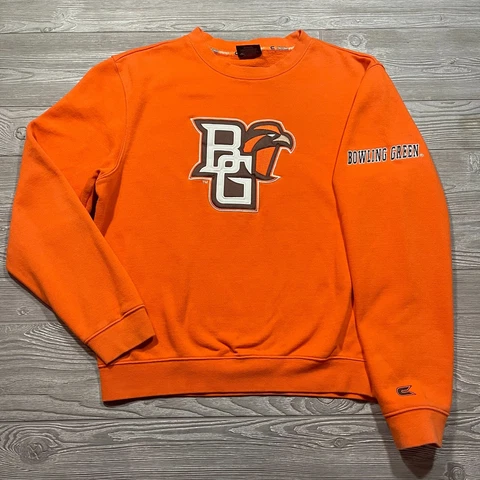 VTG 90s Bowling Green University Crewneck Sweatshirt Men L Pullover NCAA 00050 Cover