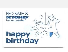 Bed Bath & Beyond Happy Birthday Pinata Gift Card No $ Value Collectible