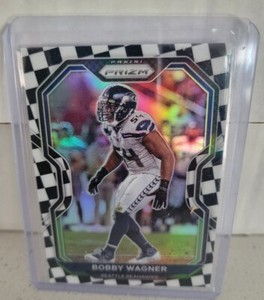 2020 Panini Prizm Black & White Checker Prizm Bobby Wagner #296