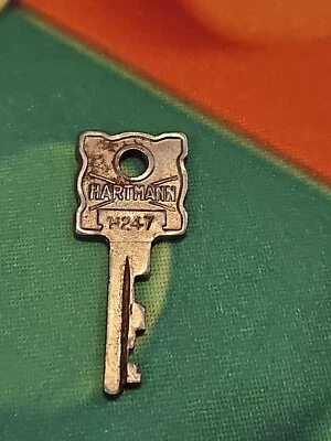 Hartmann Excelsior # H247 Llave-Equipaje Vapor Baúl, Maleta, Maletín Foto 1 de 2