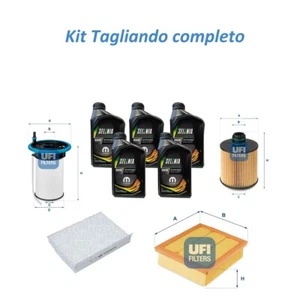 Kit Tagliando 4 filtri 5 litri olio motore selenia WR 5W30 per Jeep Compass - Imagen 1 de 6
