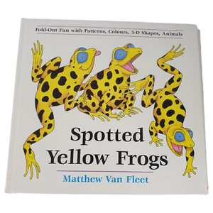 De colección Ranas Amarillas Manchadas por Matthew Van Fleet 1998 Cubierta Infantil Pingüino Bueno - Imagen 1 de 8