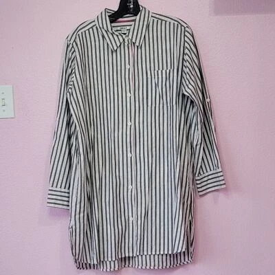 Dkny Striped  Shirt Dress / M. - Image 1 of 4
