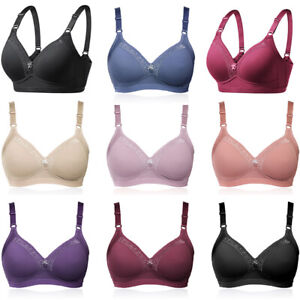 Sexy Women's Full Coverage Push Up Bra Plus 32-48 AA A B C Cup Wireless Lingerie