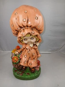 Vintage 70's Ceramic Hand Painted Prairie Girl Statue (2024) - Picture 1 of 8