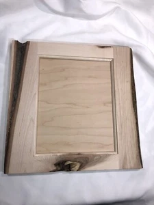 Raw Natural Live Edge Maple Wood Picture Frame 8" x 10" Rustic Craft Project Z3 - Picture 1 of 21