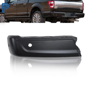 Rear Bumper End Set W/2 Sensor Holes Paintable For 2021-23 Ford F-150 Left Side - Picture 1 of 23