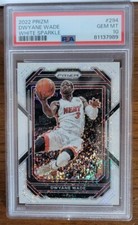 2022-23 Panini Prizm White Sparkle Dwyane Wade SSP🔥 PSA 10 🔥 POP 1