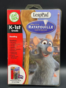 Leap Frog LeapPad Learning System Disney PIxar Ratatouille K-1st book cartridge