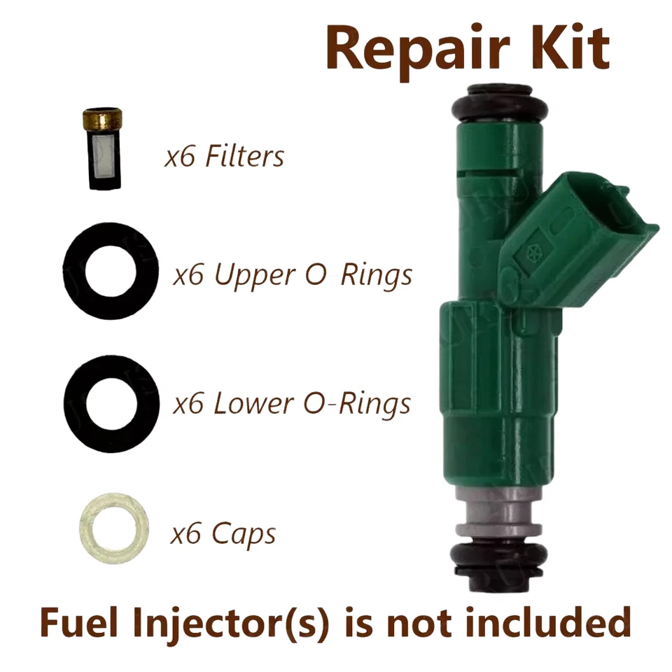 KIT REPARACIÓN INYECTORES COMBUSTIBLE PARA 98-00 Chrysler Plymouth Voyager Dodge Caravan 3.3 Foto 1 de 1