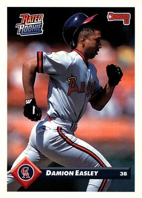 1993 Donruss #457 Damion Easley Rated Rookie RC - Image 1 of 2