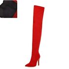 Women's Shoes Large Big Size 32-48 Over The Knee Boots High Heel Sexy Party Boot