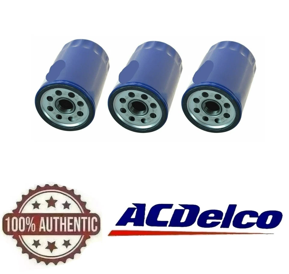 3x Filtros de aceite ACDelco PF63 para Buick Cadillac Buick Foto 1 de 2
