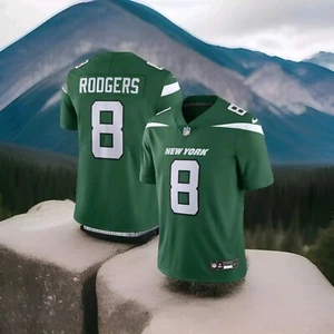 NIKE NEW YORK JETS AARON RODGERS NFL #8 JERSEY SIZE XL - Bild 1 von 3