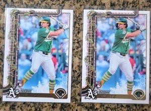 Lote de 2 atletas Topps Holiday Nick Kurtz RC 2025 - Imagen 1 de 2