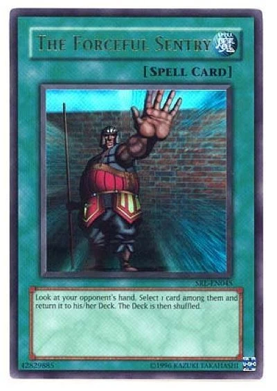 1x (LP) The Forceful Sentry - SRL-045 - Ultra Rare - Unlimited Edition  YuGiOh - Image 1 of 1