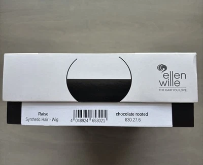 Peluca RAISE de ELLEN WILLE/enraizada en chocolate/frente de encaje, corona mono - NUEVA Foto 1 de 4