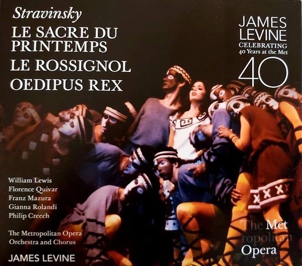 Brand New Sealed Le Sacre du Printemps - Le Rossignol - Oedipus Rex - Met 40 - Image 1 of 1