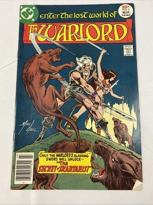 Cómic The Warlord Vol.2 #5 en estado bastante bueno-casi nuevo DC 1977 8 ET2 Foto 1 de 2