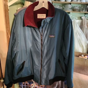 LL Bean Warm-Up Herren Medium Jacke Hunter Green - Bild 1 von 2