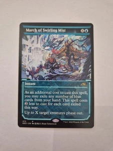 MTG March Of Swirling Mist 372 Showcase Kamigawa: Neon Dynasty M/NM Free UK P&P - Bild 1 von 2