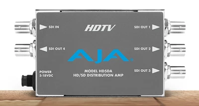 AJA HD5DA  1x4 HD/SD SDI Distribution Amp Mini-Converter - Image 1 of 4