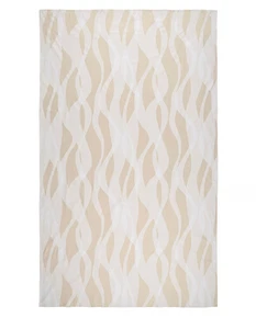 IKEA KRUSTISTEL Tablecloth, Patterned White Light Beige 57" x 94" / 145x240 cm - Picture 1 of 4
