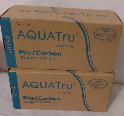 2 AquaTru AT2001 Pre/Carbon Water Filter Stages 1-2 - Image 1 of 4