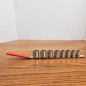 Craftsman 3/8" Drive 6 Puntos Enchufes 8 Piezas SAE 3/8" a 13/16" con Rack - Imagen 1 de 7