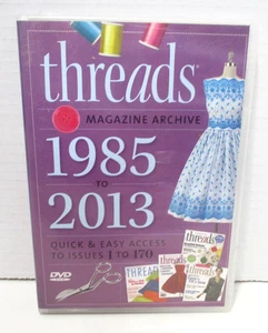 Threads Magazine Archive 1985-2013 Issues 1-170 Sewing DVD-ROM for Computer - Picture 1 of 5