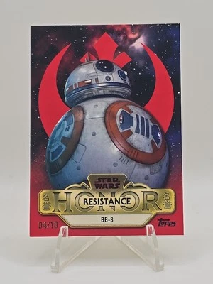 2025 Topps Star Wars Meiyo RSH-2  BB-8  /10 Red Resistance Honor - Image 1 of 3