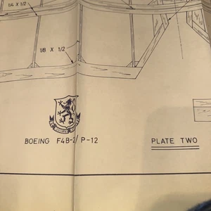 Vintage Balsaholz Maßstab Modellflugzeug Pläne Zeichnungen riesiges Lot C - Bild 1 von 15
