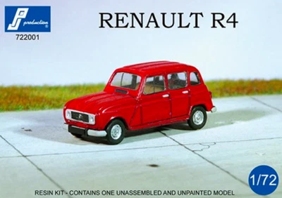 PJ PRODUCTION 722001 - RENAULT R4 - 1/72 RESIN KIT - Immagine 1 di 4