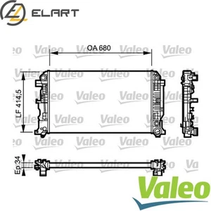 RADIATOR ENGINE COOLING 734929 FOR MERCEDES-BENZ SPRINTER/35-t/3-t 2.1L 4cyl - Picture 1 of 6