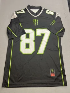 Maglia Monster Energy uomo media 87 Gronkowski Gronk Riddell calcio - Foto 1 di 7