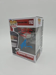 Funko Pop! Samurai Sword #1763 Signed & Quote By Jason Marnocha JSA Chainsaw Man - Picture 1 of 7