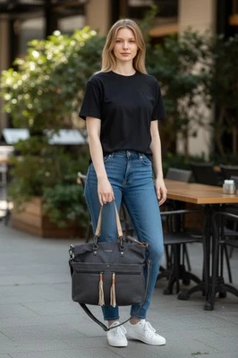 Bolso Bandolera Sherpani con Asas y Correa Ajustable Muy Limpio Foto 1 de 4