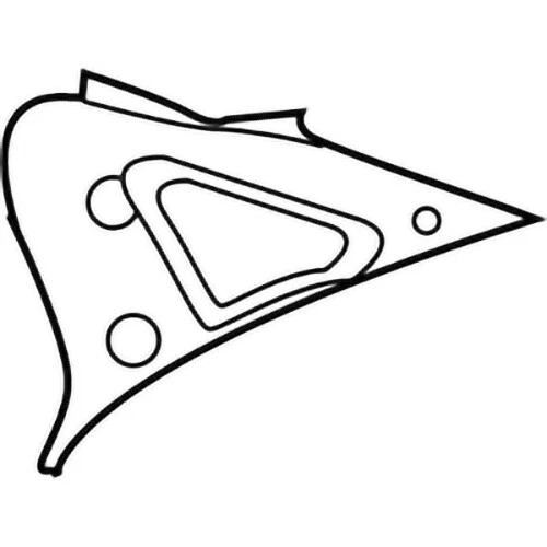 MAZDA GENUINE OEM S2000 AP2 TYPE-S RIGHT OUTER TRUNK LID SPOILER FOOT  - Изображение 1 из 1