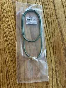 Authentic RARE!! PANDORA TEAL Leather Triple - Bracelet - 590714CTT- 24 In- NEW! - Picture 1 of 3