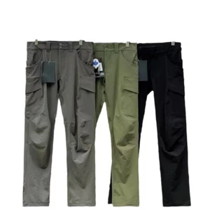 Men Quick-Drying Soft-Shell Waterproof Straight Breathable Stretch Hiking Pants - Picture 1 of 18