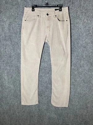 Pantalones chinos O'Neill grises para hombre 32 pana pierna recta bolsillos delanteros planos Foto 1 de 4