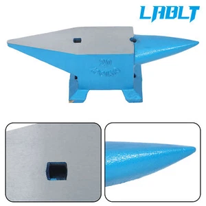 LABLT 44 lb Anvil Blacksmith Forged Steel 20kg Heat Treated Long Round Horn - Picture 1 of 10