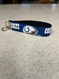 Key Ring Fob - Wristlet Style - Indianapolis Colts - Classic Blue - NFL - NEW - Picture 1 of 1
