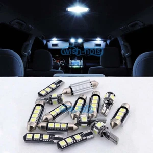Kit de paquete de luces LED Canbus interiores blancas 14X para 03-09 Benz W211 Clase E - Imagen 1 de 7