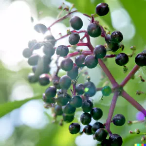 80 Black Elderberry Seeds (Sambucus canadensis) Tree Shrub Fruit Berry FREE SHIP - Picture 1 of 14
