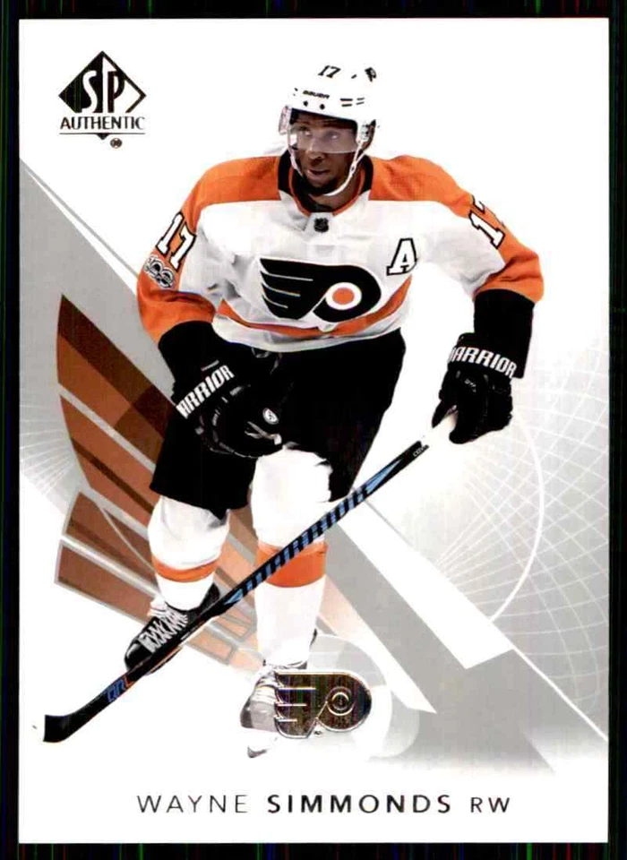 2017-18 Upper Deck SP Authentic Wayne Simmonds #8 - Image 1 of 2