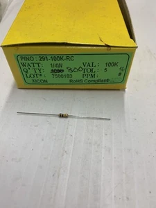 Xicon Resistors 291-100K-RC - Picture 1 of 2