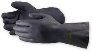 PAIRE DE GANTS KAPRIOL GLOVES NEOPRENE NOIRS Taille 10-ANTI-ACIDE-SOLVENT - Bild 1 von 1