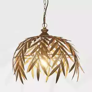Leaves Ceiling Pendant Antique Brass By Emac & Lawton - Picture 1 of 3
